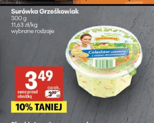 Surówka Grześkowiak promocja w Delikatesy Centrum
