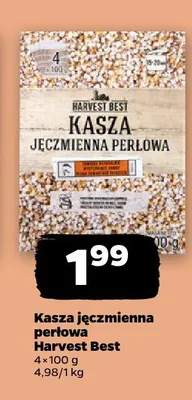 Kasza jęczmienna perłowa Harvest Best promocja w Netto