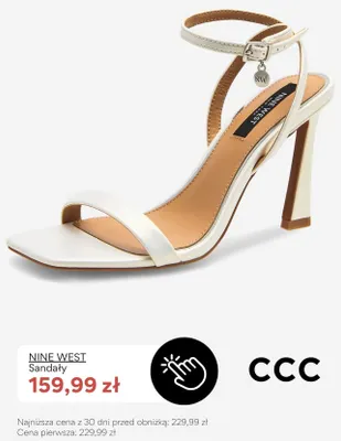 Sandały Nine West promocja w CCC