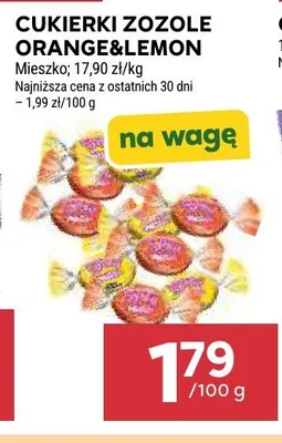 Cukierki Zozole Orange&Lemon promocja w Stokrotka