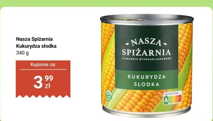 Kukurydza słodka promocja w Biedronka
