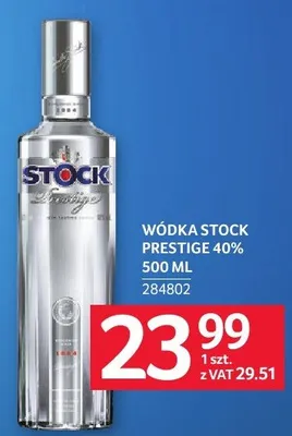 Wódka Stock Prestige 40% 500 ml promocja w Selgros