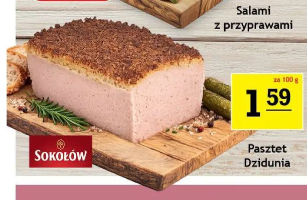 Pasztet Dzidunia Sokołów promocja w Gram Market