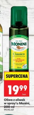Oliwa z oliwek w sprayu Monini Classico promocja w Biedronka