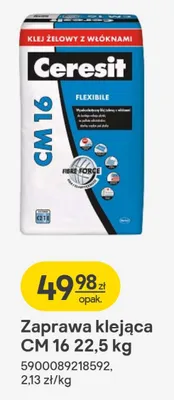 Zaprawa klejąca CM 16 promocja w Castorama