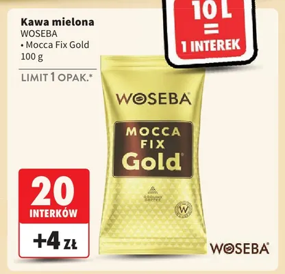 Kawa mielona Mocca Fix Gold Woseba promocja w Intermarche