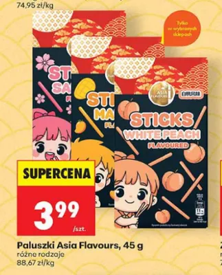 Paluszki o smaku matcha Asia Flavours promocja w Biedronka