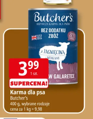 Karma dla psa Butcher's promocja w Leclerc