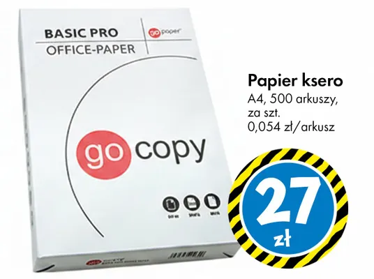 Papier ksero A4 500 arkuszy promocja w Tedi
