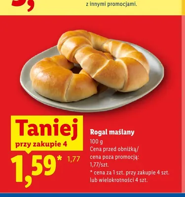 Rogal maślany promocja w Lidl