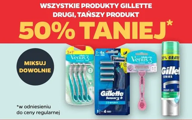 Maszynka do golenia Gillette promocja w Netto