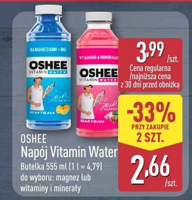 Napój Vitamin Water witaminy i minerały promocja w Aldi