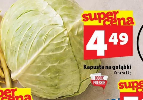 Kapusta na gołąbki promocja w TOPAZ