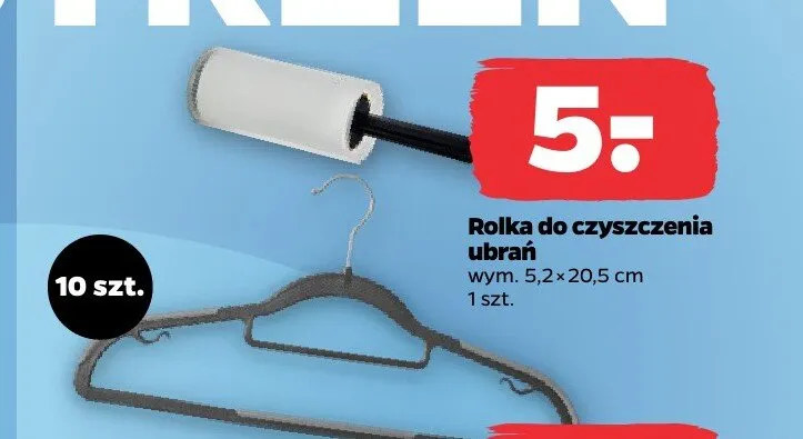Rolka do czyszczenia ubrań 5,2x20,5 cm promocja w Netto