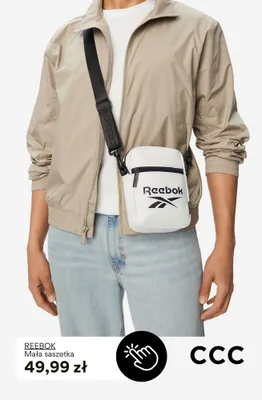 Mała saszetka Reebok promocja w CCC