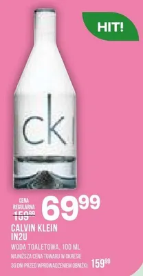 Woda toaletowa Calvin Klein In2U promocja w Drogerie Natura