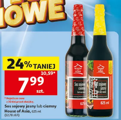 Sos sojowy ciemny House of Asia promocja w Auchan