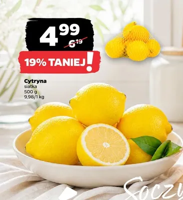 Cytryna siatka promocja w Netto