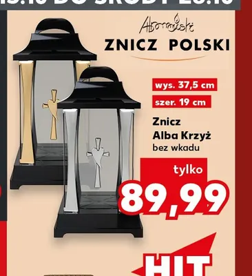 Znicz Alba Krzyż bez wkładu Znicz Polski promocja w Kaufland