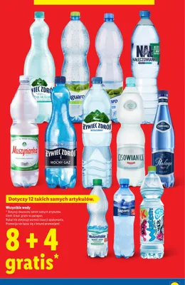 Wody promocja w Lidl