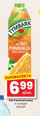Sok pomarańczowy Tymbark promocja w emma MARKET