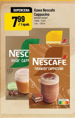 Kawa rozpuszczalna Nescafe Cappuccino Irish promocja w POLOmarket