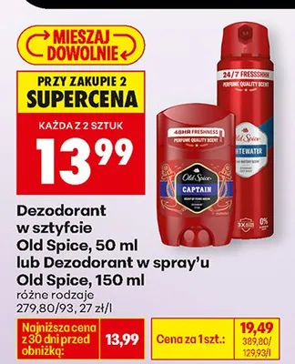 Dezodorant w sztyfcie promocja w Biedronka