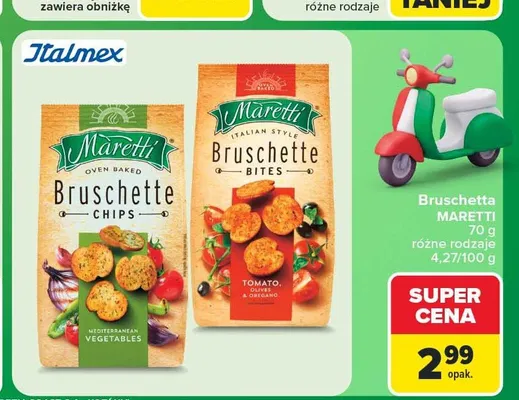 Bruschette chips Maretti Mediterranean Vegetables promocja w Carrefour
