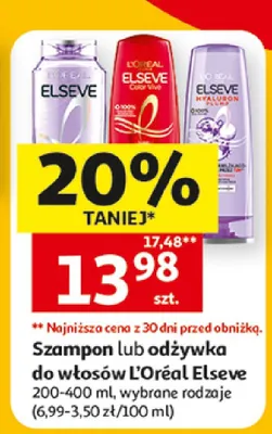 Szampon do włosów L'Oréal Elseve promocja w Auchan