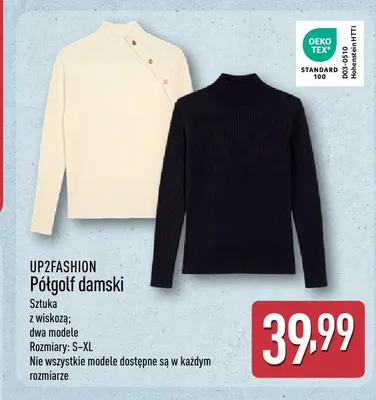 Półgolf damski UP2FASHION promocja w Aldi