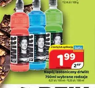 Napój izotoniczny DrWitt Red Grapefruit promocja w Delfin