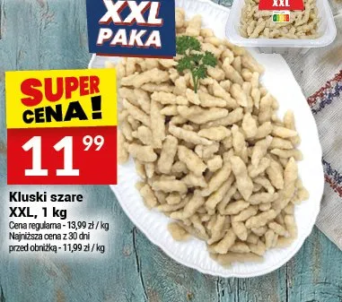 Kluski szare XXL promocja w Twój Market