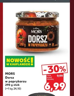 Dorsz w paprykarzu Mors promocja w Kaufland