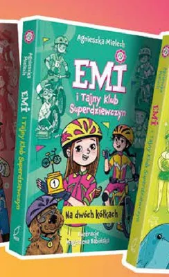 Książka Emi i Tajny Klub Superdziewczyn Na dwóch kółkach Agnieszka Mielech promocja w Empik