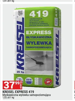 Wylewka samopoziomująca błyskawiczna Kreisel Express 419 promocja w Merkury Market