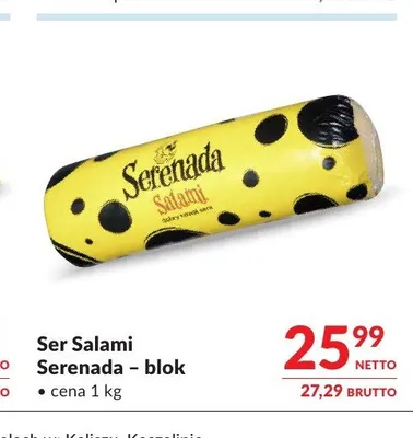 Ser Salami Serenada blok promocja w Makro