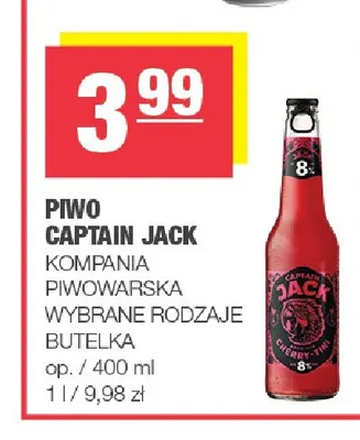 Piwo Captain Jack promocja w SPAR