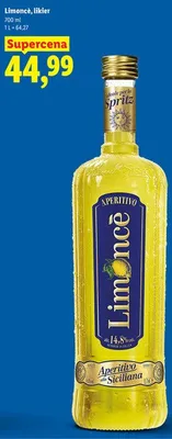 Likier Limoncè promocja w Lidl