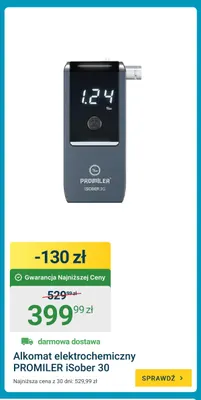 Alkomat elektrochemiczny Promiler iSober 30 promocja w ERLI