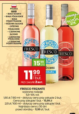 Wino Fresco Frizante promocja w Twój Market