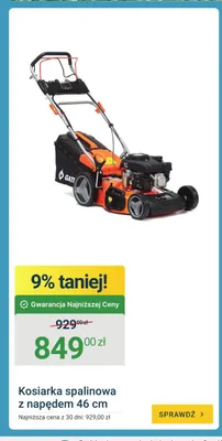Kosiarka spalinowa z napędem 46 cm promocja w ERLI