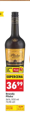 Brandy Pliska promocja w Biedronka