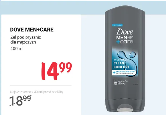 Żel pod prysznic dla mężczyzn, 400 ml promocja w Rossmann