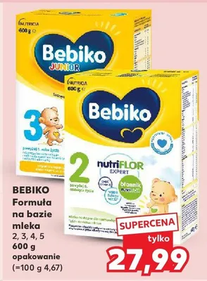 Formuła na bazie mleka 2, 3, 4, 5 promocja w Kaufland