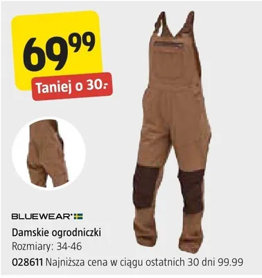 Damskie ogrodniczki promocja w Jula