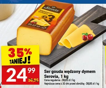Ser gouda wędzony dymem promocja w Twój Market
