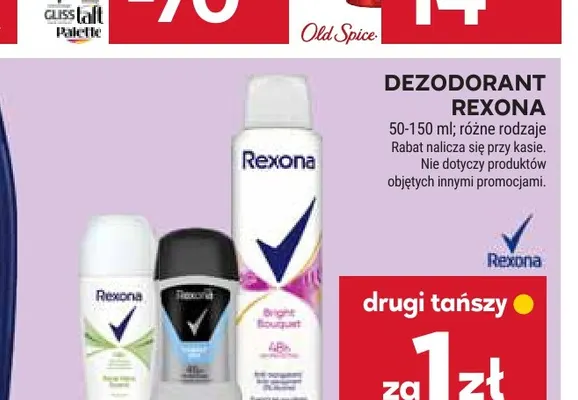 Dezodorant Rexona promocja w Stokrotka