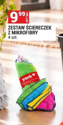 Zestaw ściereczek z mikrofibry 4 szt. York promocja w Merkury Market