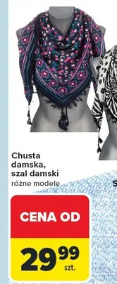 Chusta damska, szal damski różne modele promocja w Carrefour