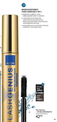 Tusz Geniusz wersja wodoodporna Avon promocja w AVON